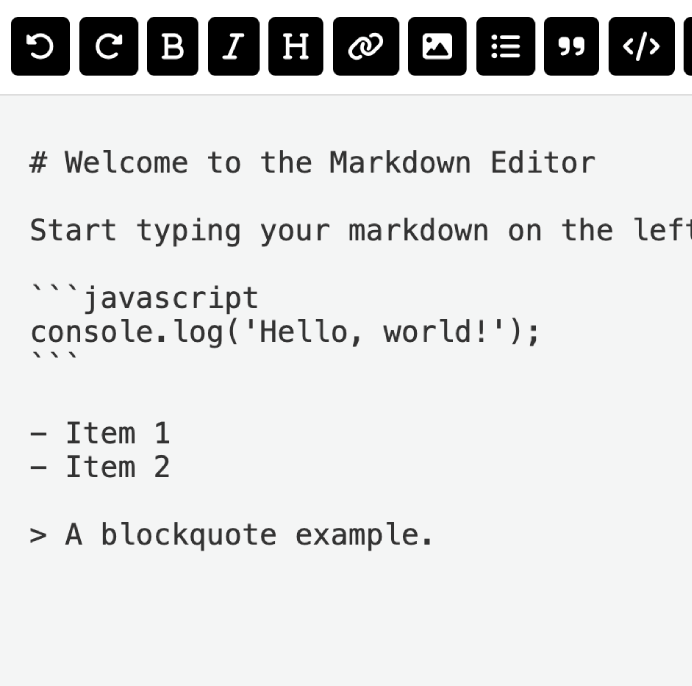 Markdown Editor